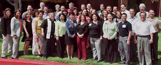 Chaos Management team with large group of workshop attendees.